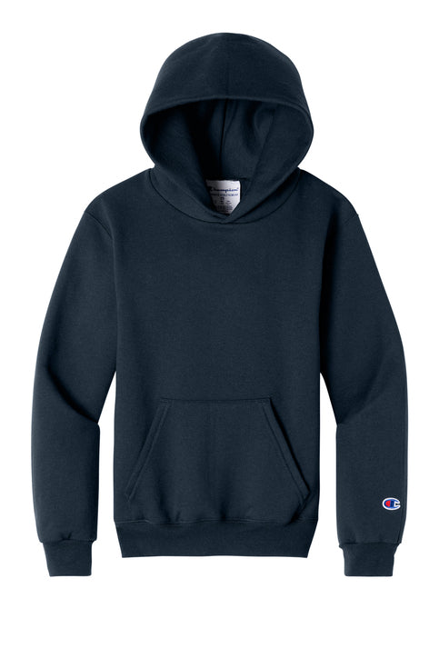 Plum Cove Champion Powerblend Hooded Sweatshirt — Youth — blank placeholder photo