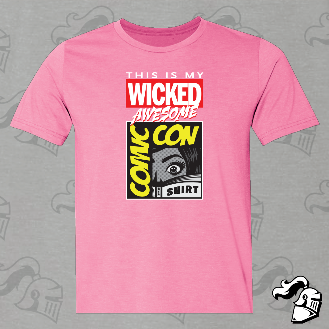 WICKED Awesome Comic Con Shirt