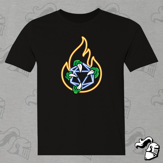 Neon Dragon D20