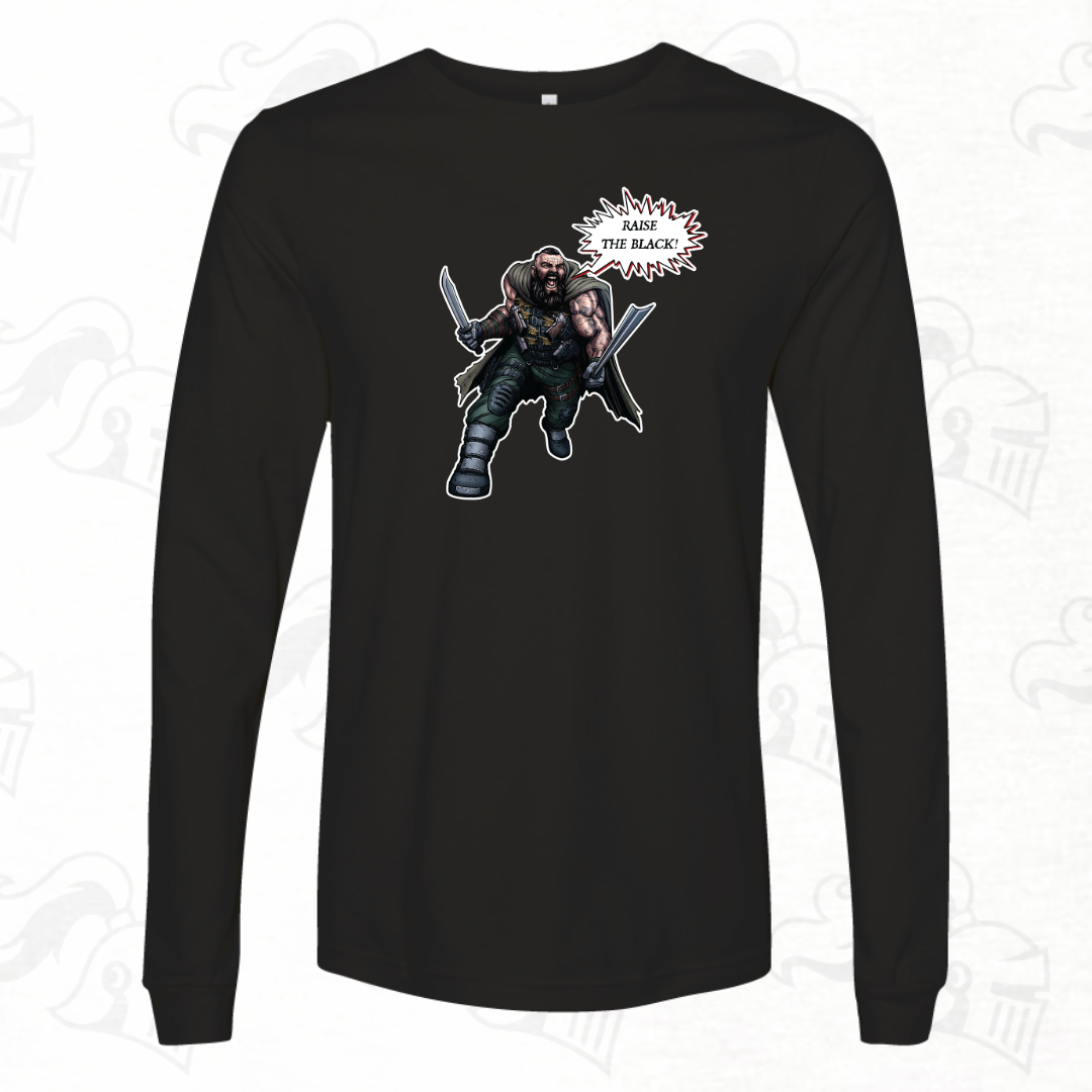 Raise The Black Character Unisex Longsleeve Tee