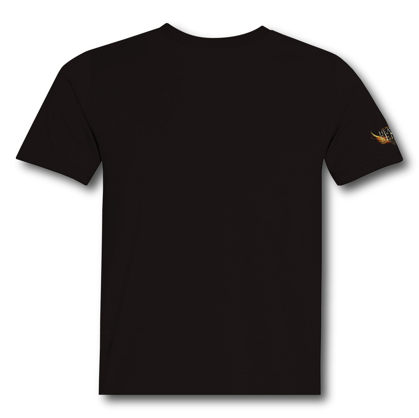 Heaven Sent T-Shirt back, plain black