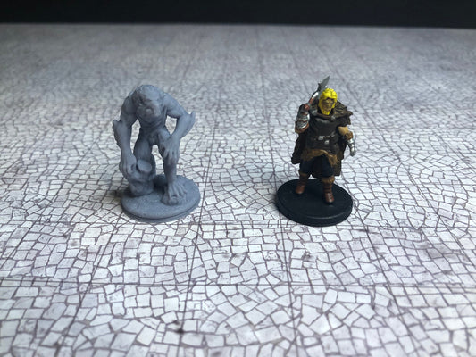 Werewolf Miniature – 28-33mm Scale | Lycanthrope Monster for D&D and Pathfinder