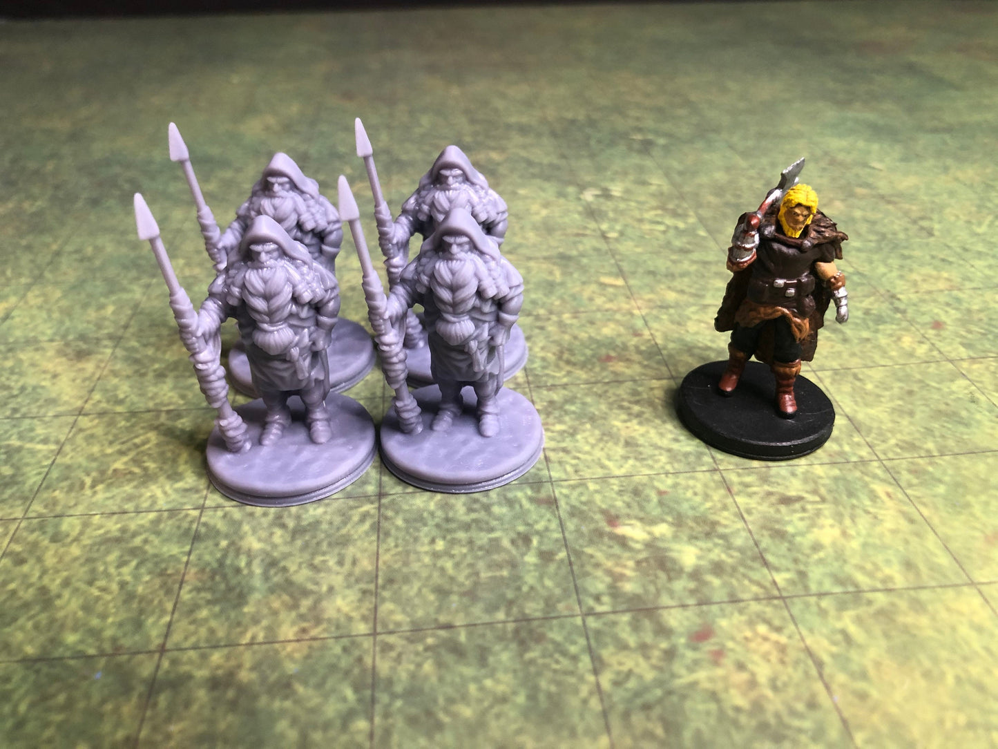 Ice Hunter Mini: 3D Printed RPG Miniature, 28mm Scale