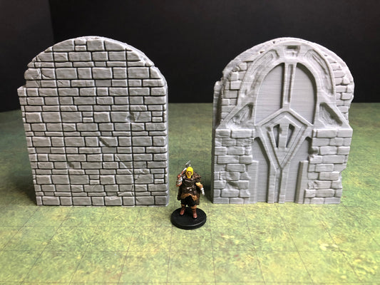 Angel Edifice Statues – 28-33mm Scale | Divine Temple & Shrine Scatter Terrain