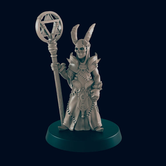 Cultist Miniature – 28-33mm Scale | Occult Villain for D&D and Pathfinder