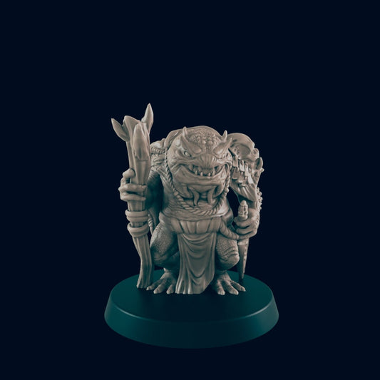 Slaad Miniature – 28-33mm Scale | Aberration Monster for Tabletop RPGs