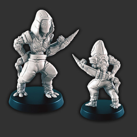 Assassin Miniature – 28-33mm Scale | Sci-Fi & Space RPG Combat Figure