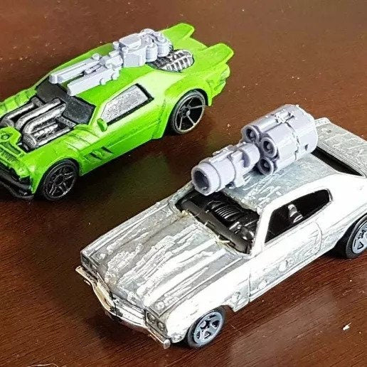 Gaslands Machine Gun Vehicle Weapons | 1/64 Scale Post-Apocalyptic Combat