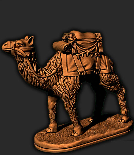 Camel Miniature – 28-33mm Scale | Desert Mount & Pack Animal for Tabletop RPGs
