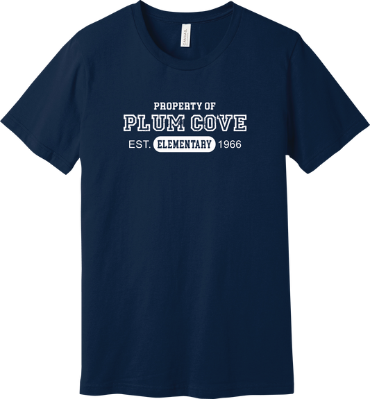 Plum Cove Property Of Bella Canvas Tee — Adult — Property of Plum Cove design