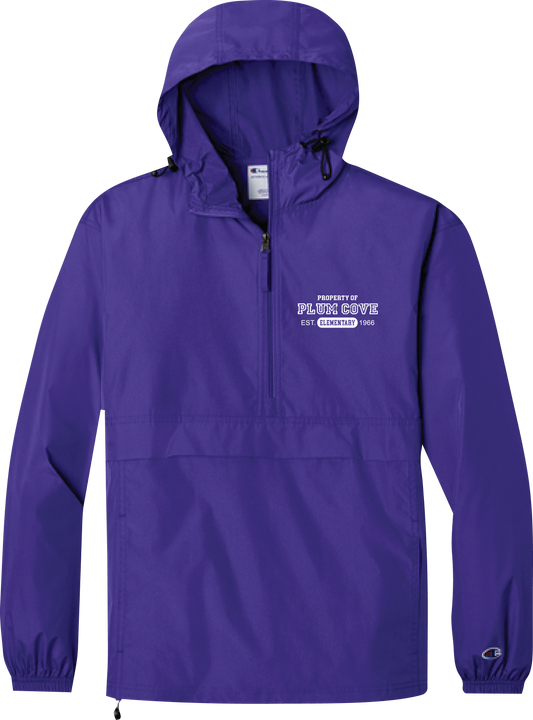 Plum Cove Property Of Champion Packable Anorak Jacket — Adult — Property of Plum Cove design