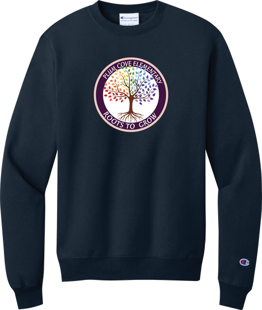 Plum Cove Champion Powerblend Crewneck Sweatshirt — Adult
