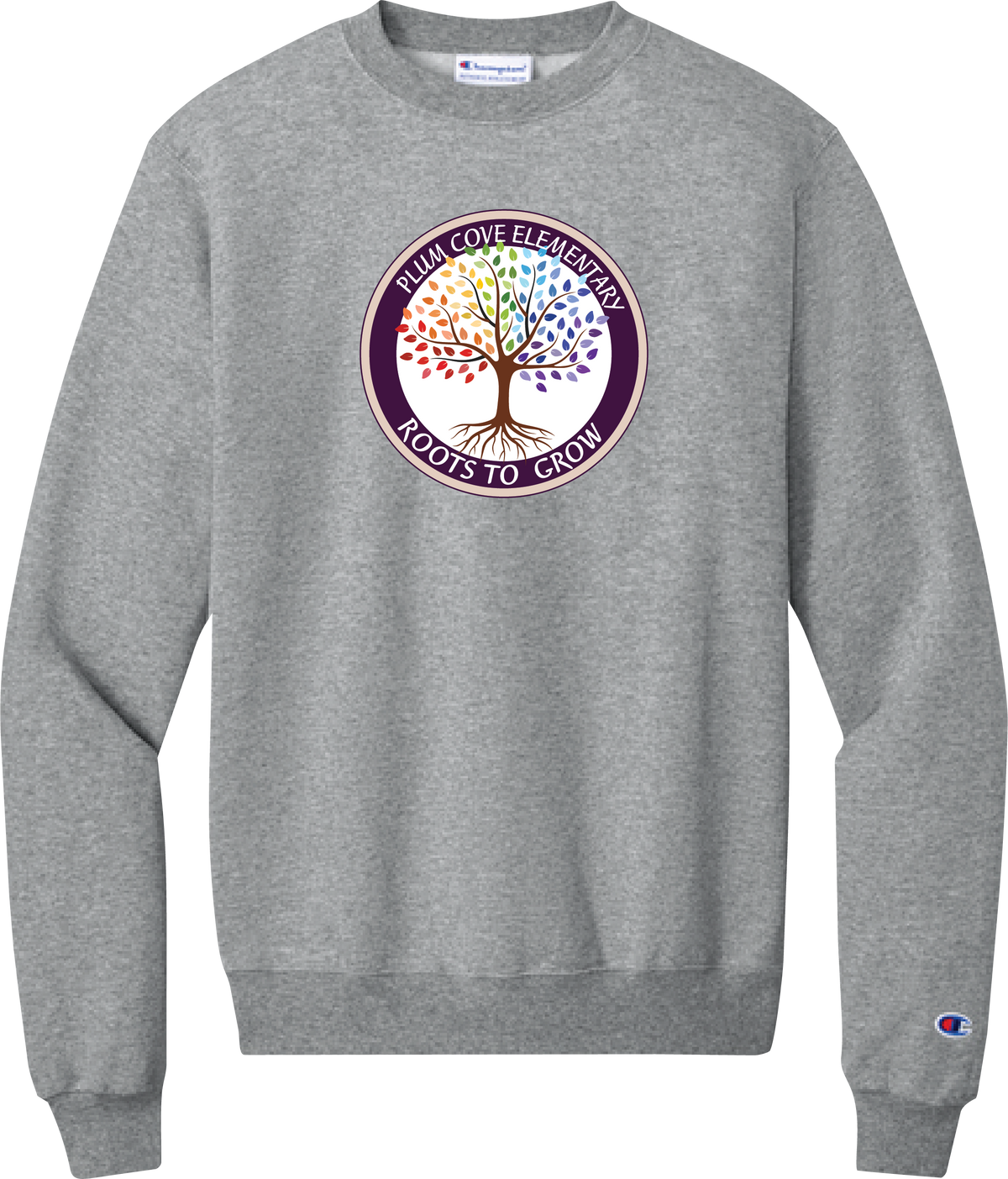 Plum Cove Champion Powerblend Crewneck Sweatshirt — Adult