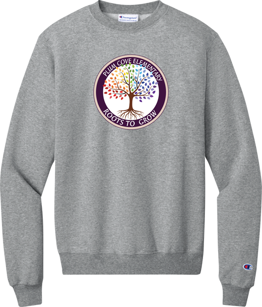 Plum Cove Champion Powerblend Crewneck Sweatshirt — Adult