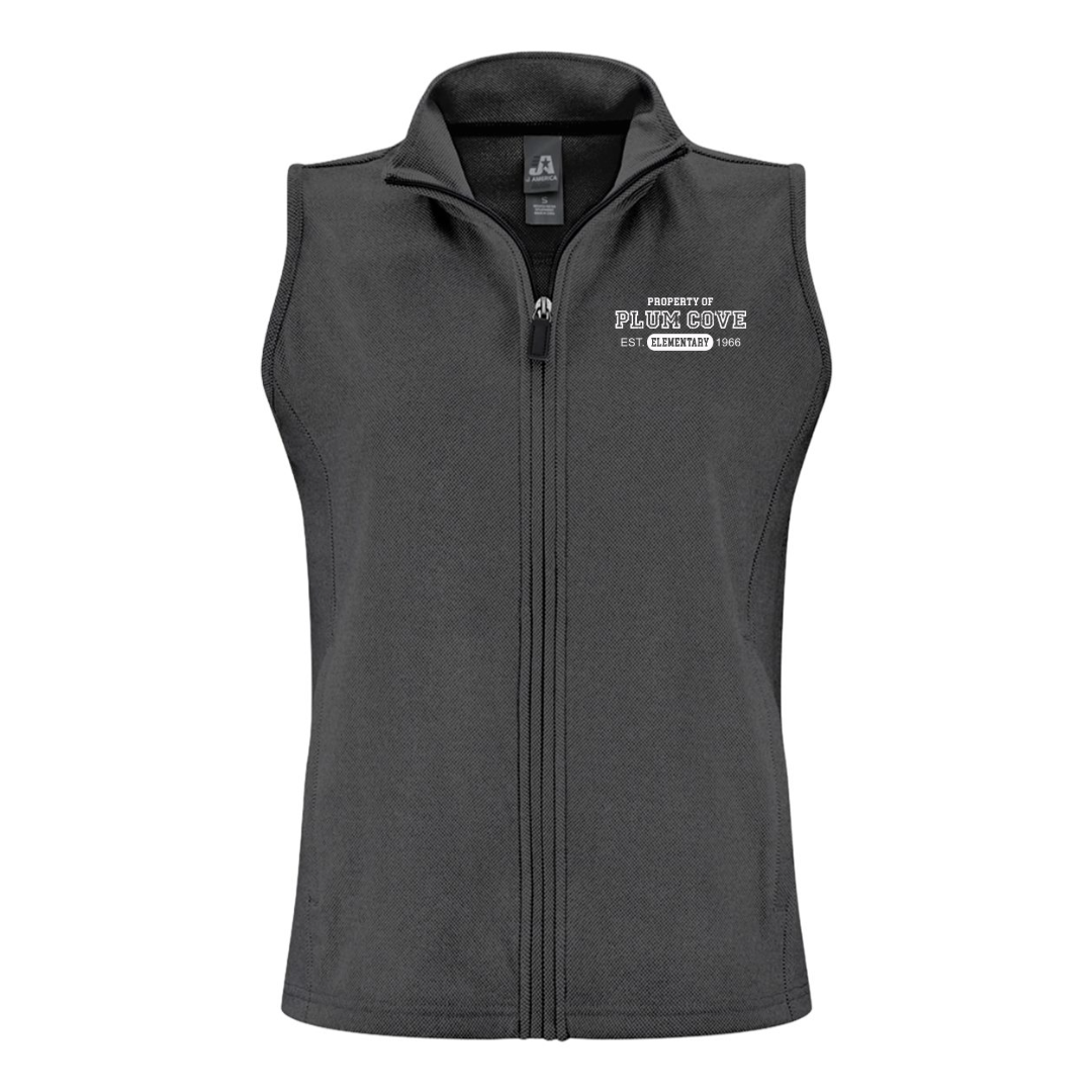 Plum Cove Property Of J. America Element Fleece Vest — Women's Adult — Property of Plum Cove design