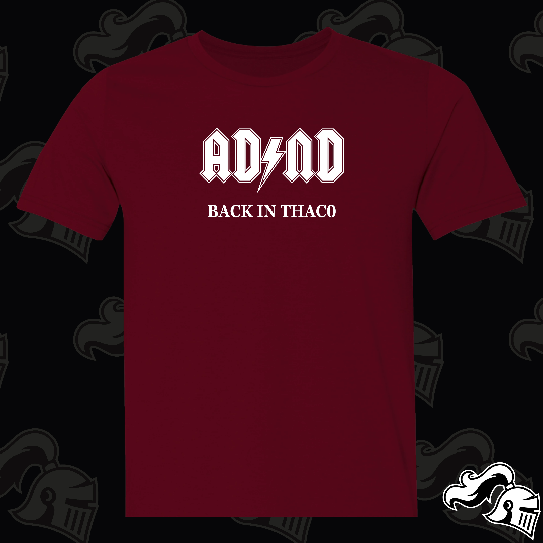 ADND Back in Thaco Game Knight Apparel