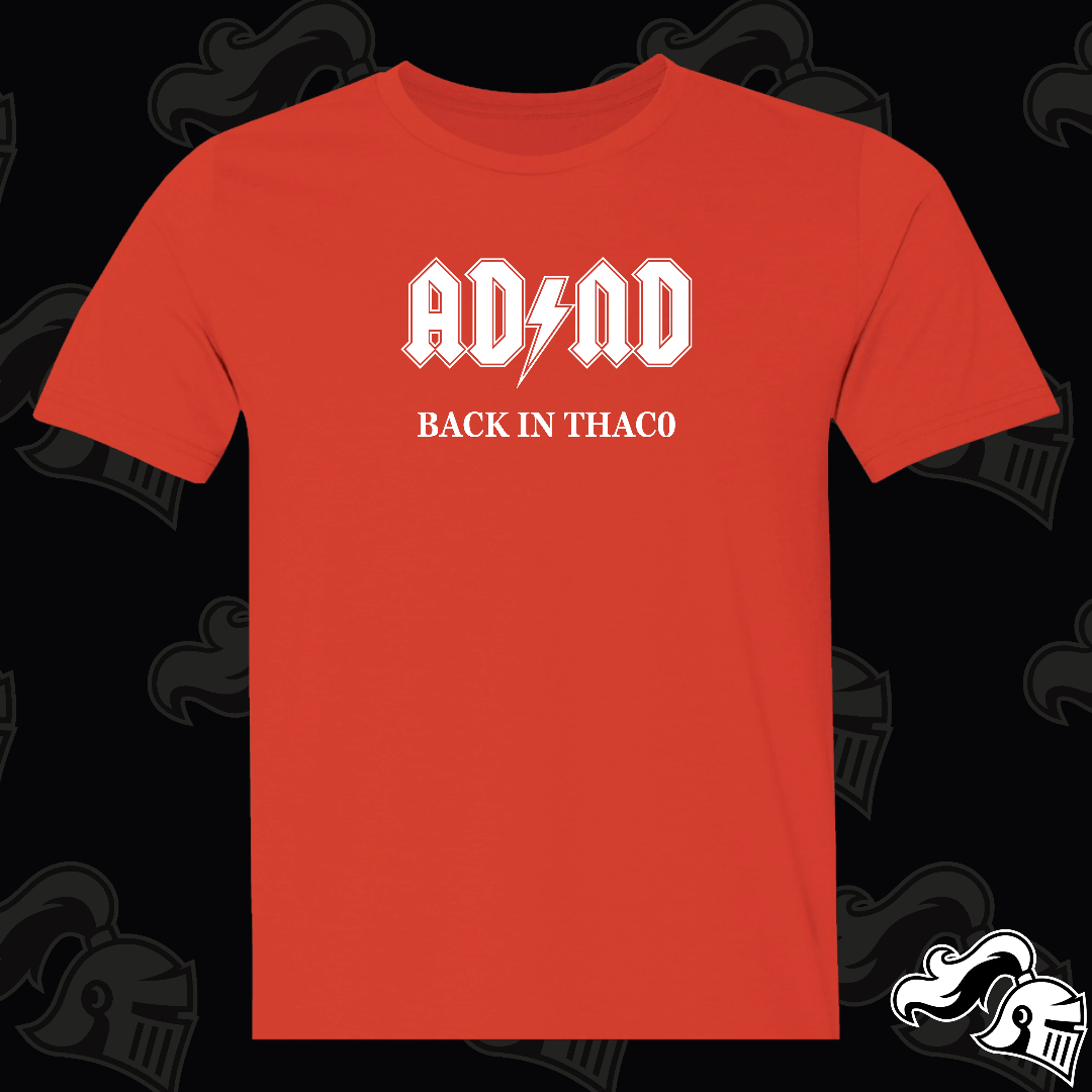 ADND Back in Thaco Game Knight Apparel