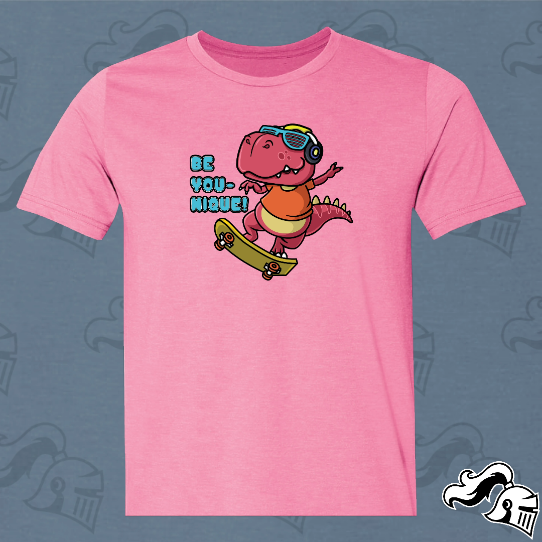 BE YOU-NIQUE DINO! Game Knight Apparel