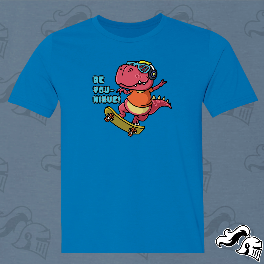 BE YOU-NIQUE DINO! Game Knight Apparel