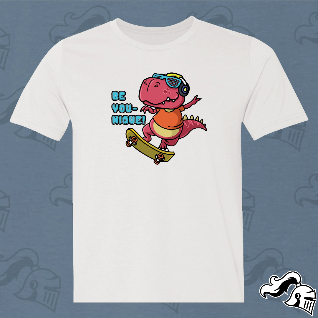 BE YOU-NIQUE DINO! Game Knight Apparel