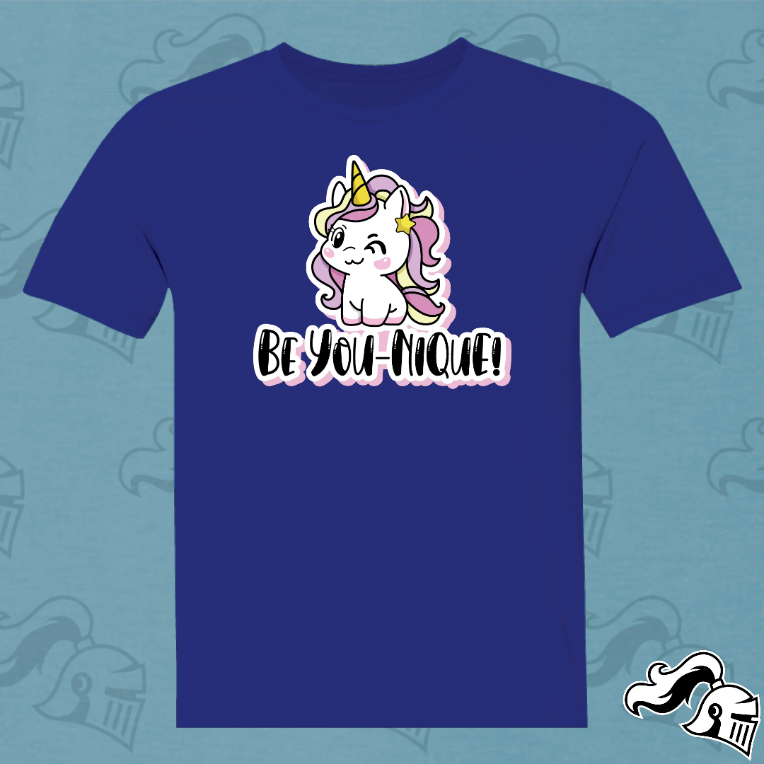 BE YOU-NIQUE UNICORN! Game Knight Apparel