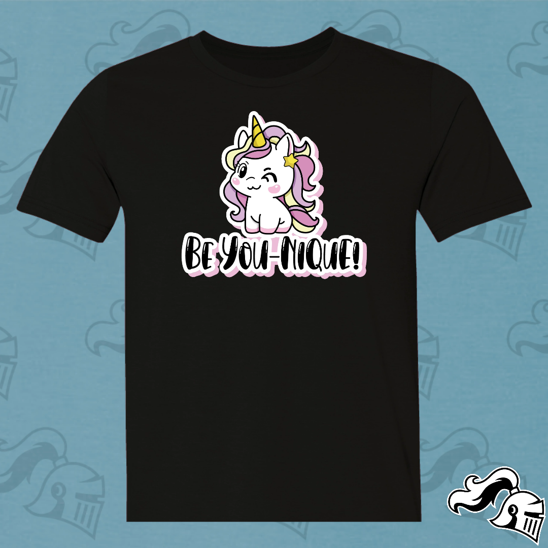 BE YOU-NIQUE UNICORN! Game Knight Apparel