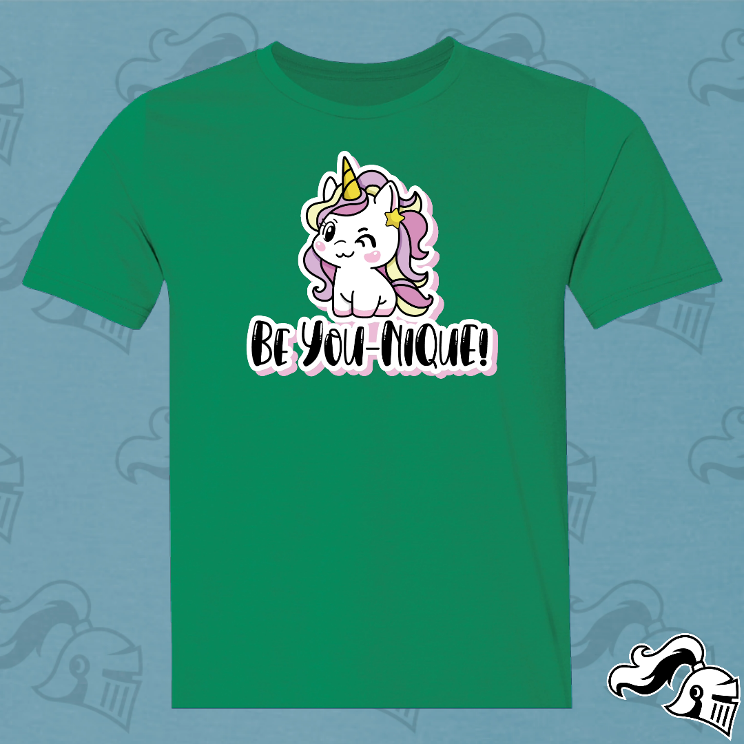 BE YOU-NIQUE UNICORN! Game Knight Apparel