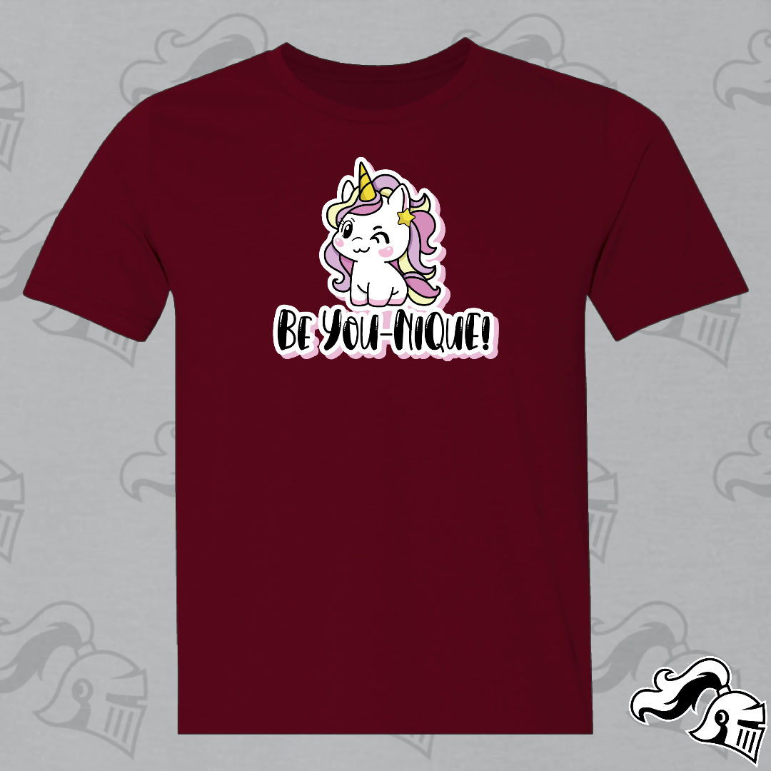 BE YOU-NIQUE UNICORN! -  Youth T-Shirt Game Knight Apparel