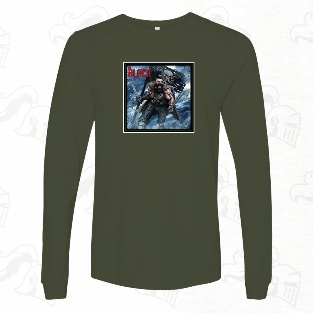 Blackbeard Flag Unisex Longsleeve Tee