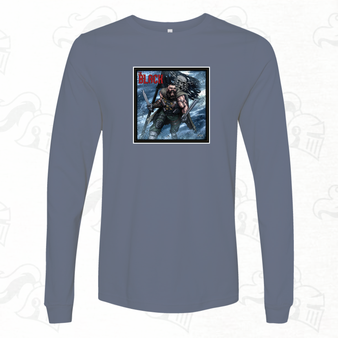 Blackbeard Flag Unisex Longsleeve Tee