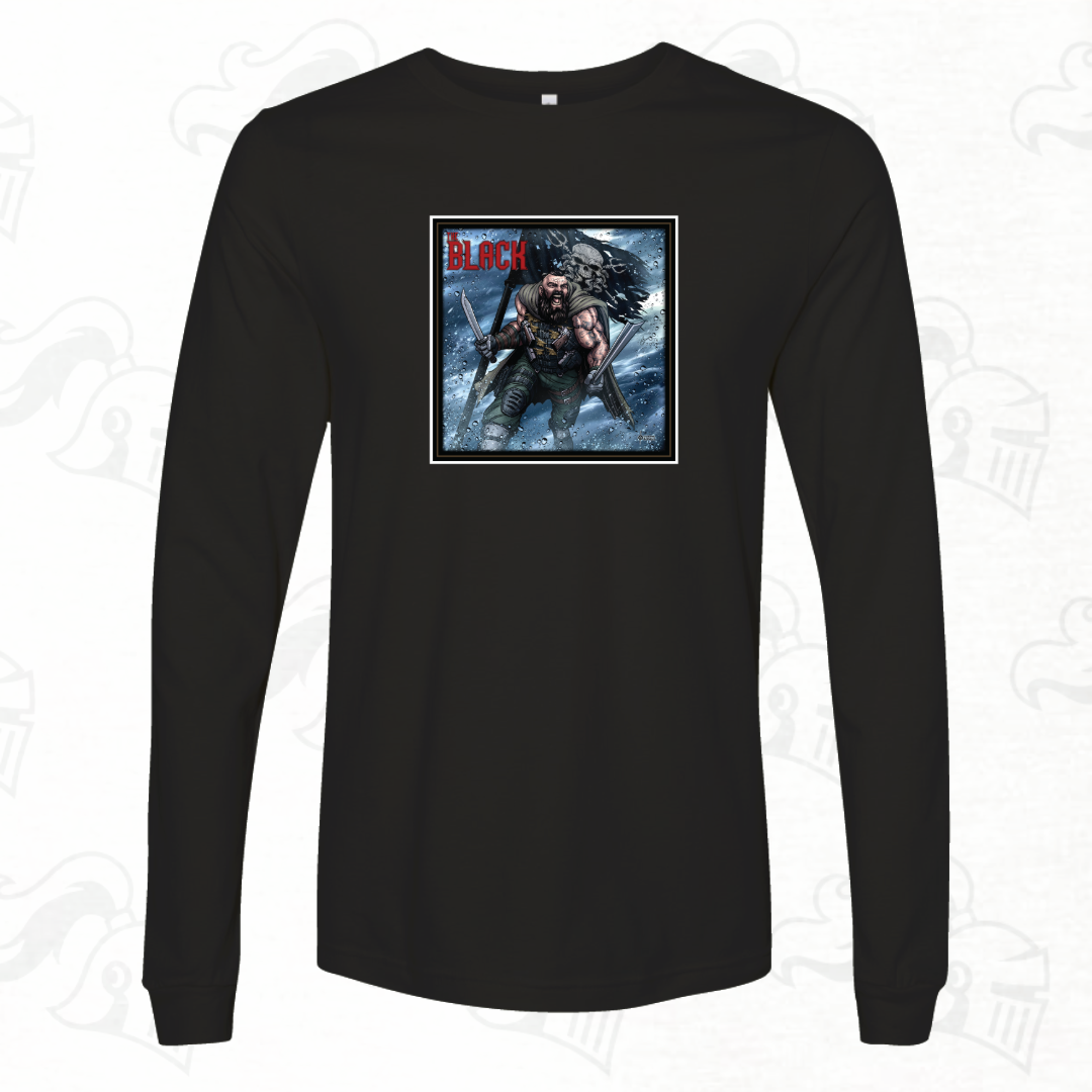 Blackbeard Flag Unisex Longsleeve Tee