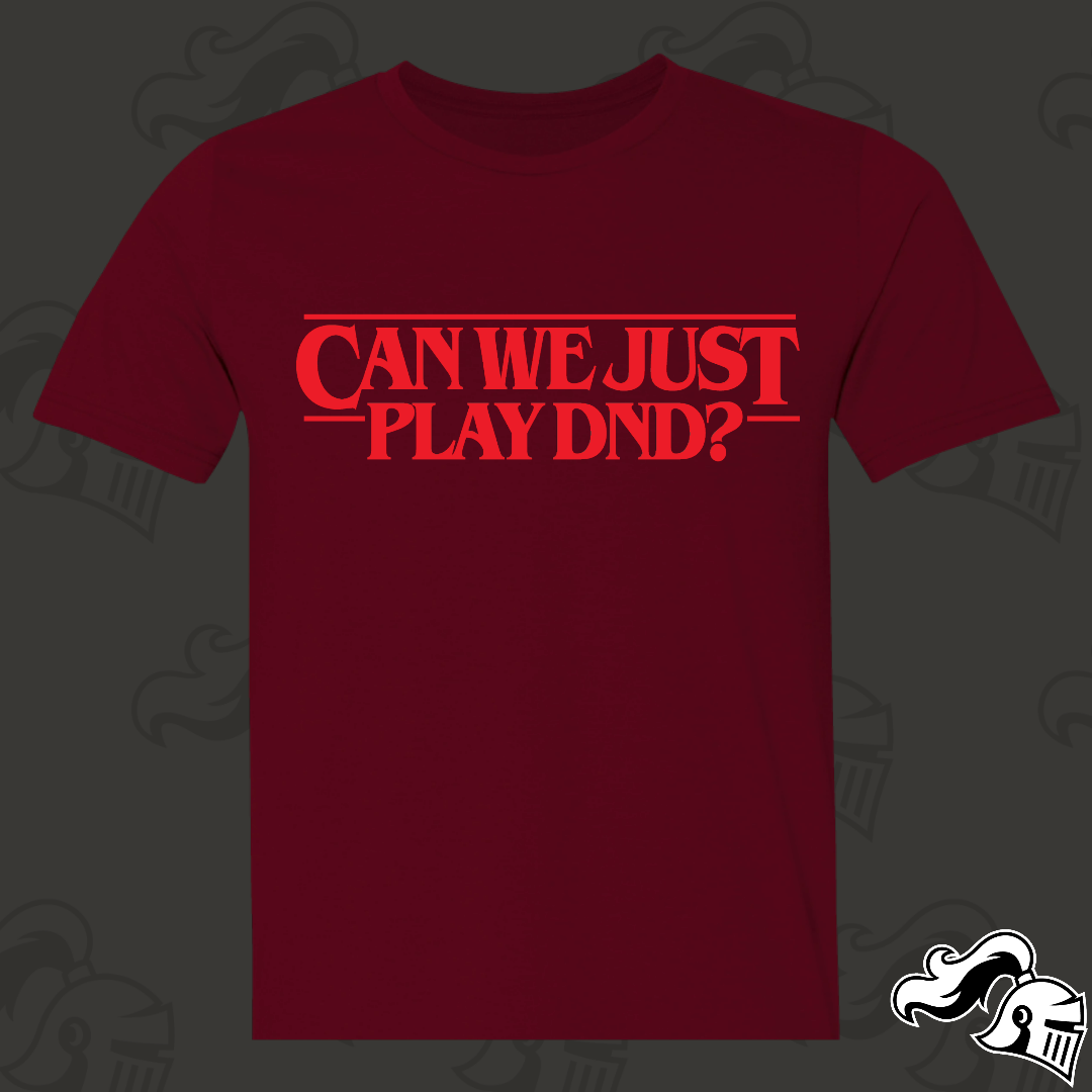 Can We Just Play D&D? Game Knight Apparel