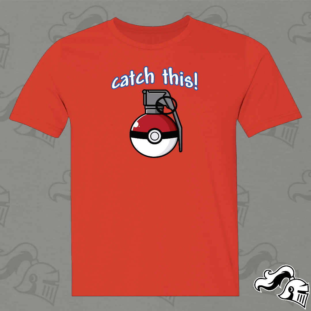 Catch This Pokegrenade Game Knight Apparel