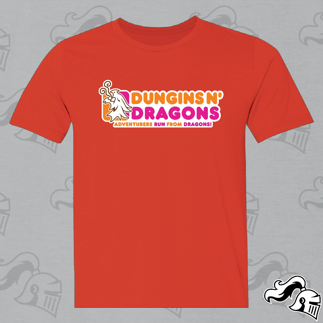 Dungins N' Dragons Game Knight Apparel