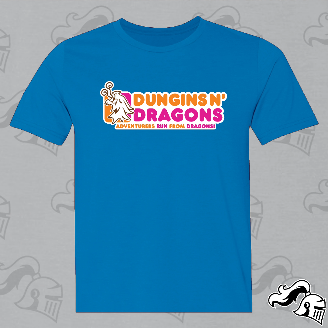 Dungins N' Dragons Game Knight Apparel