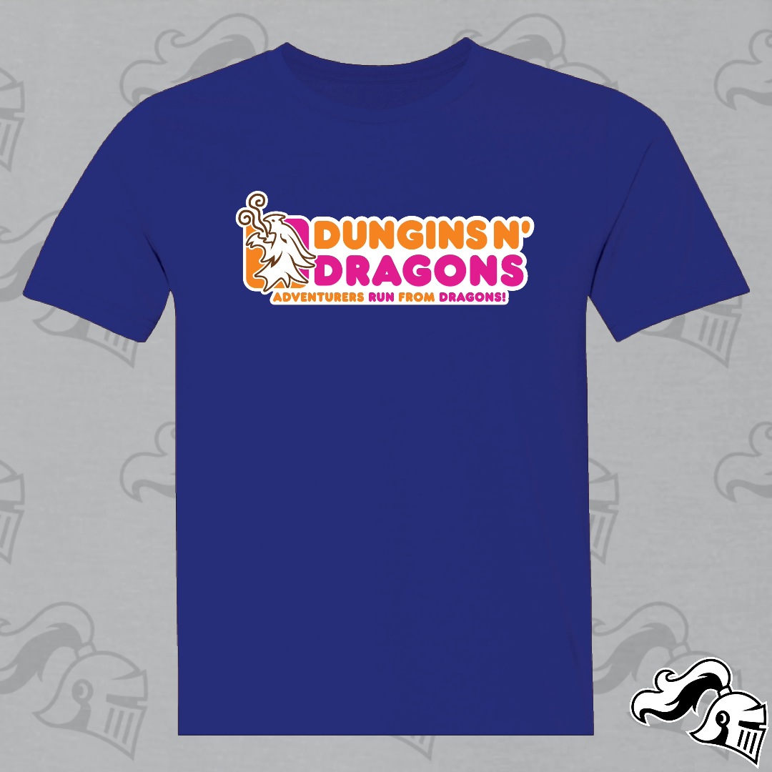 Dungins N' Dragons Game Knight Apparel