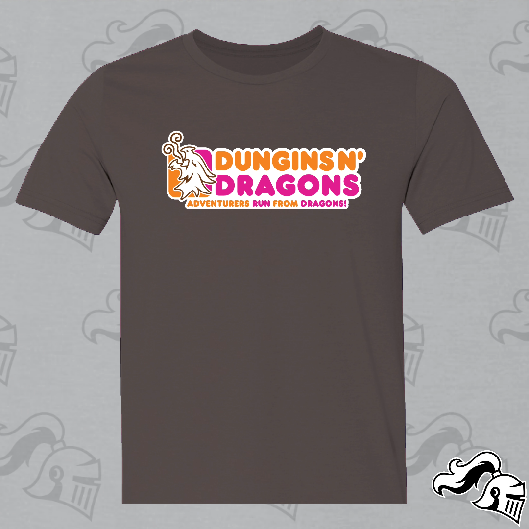 Dungins N' Dragons Game Knight Apparel