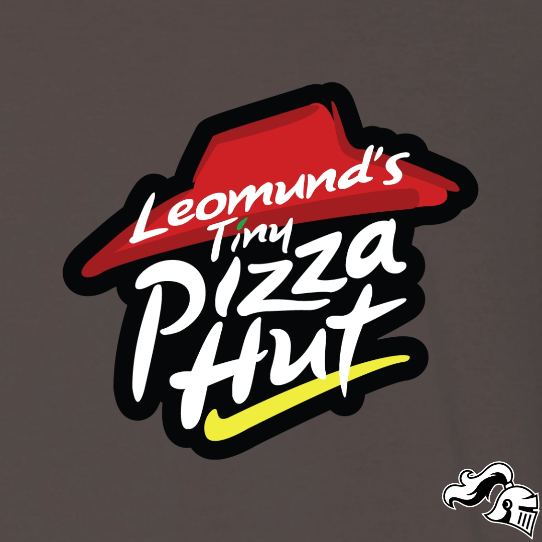 Leomunds Tiny Pizza Hut Game Knight Apparel