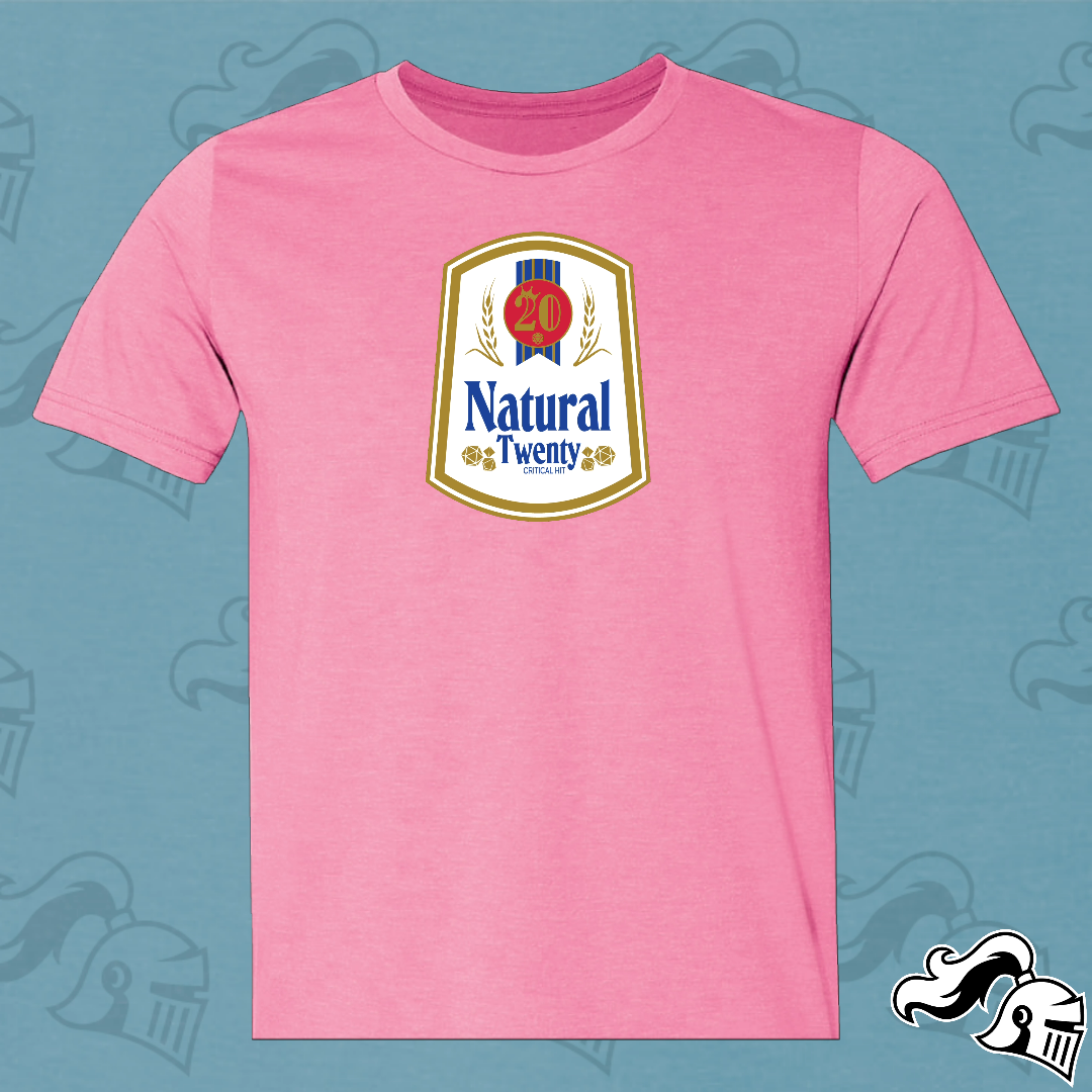 Natural Natty 20 Game Knight Apparel