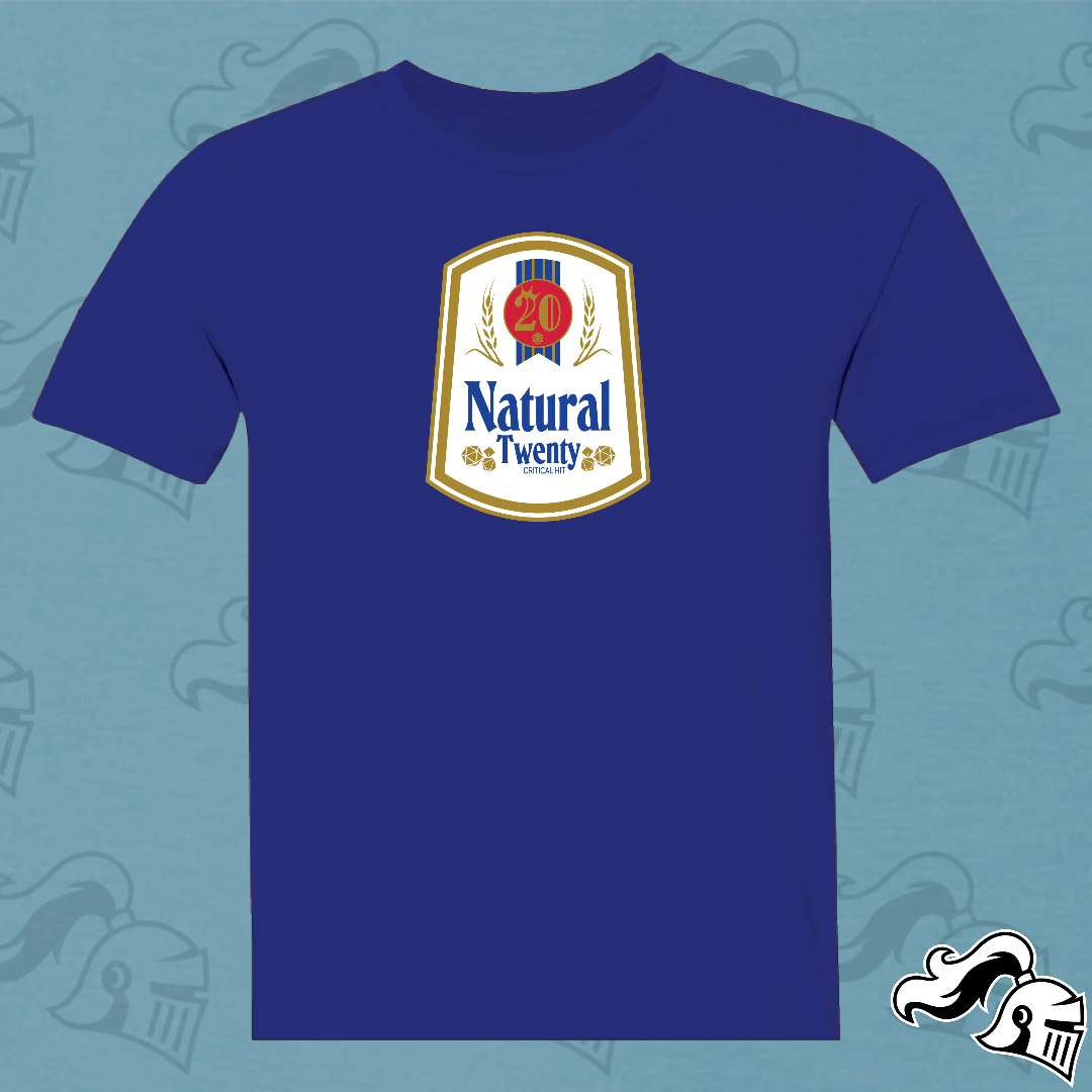 Natural Natty 20 Game Knight Apparel