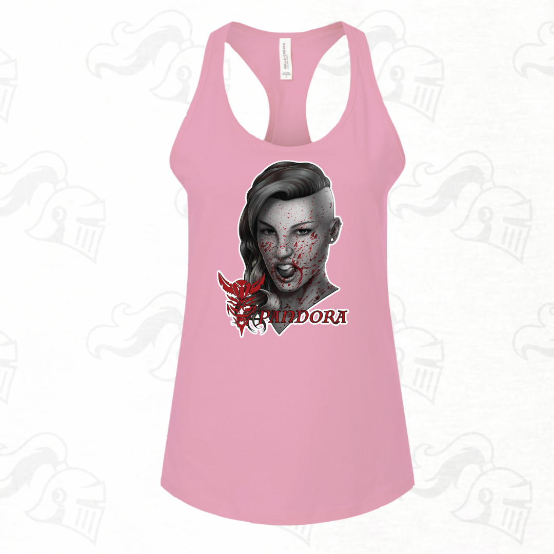 Pandora B&W Womens Racerback Tank