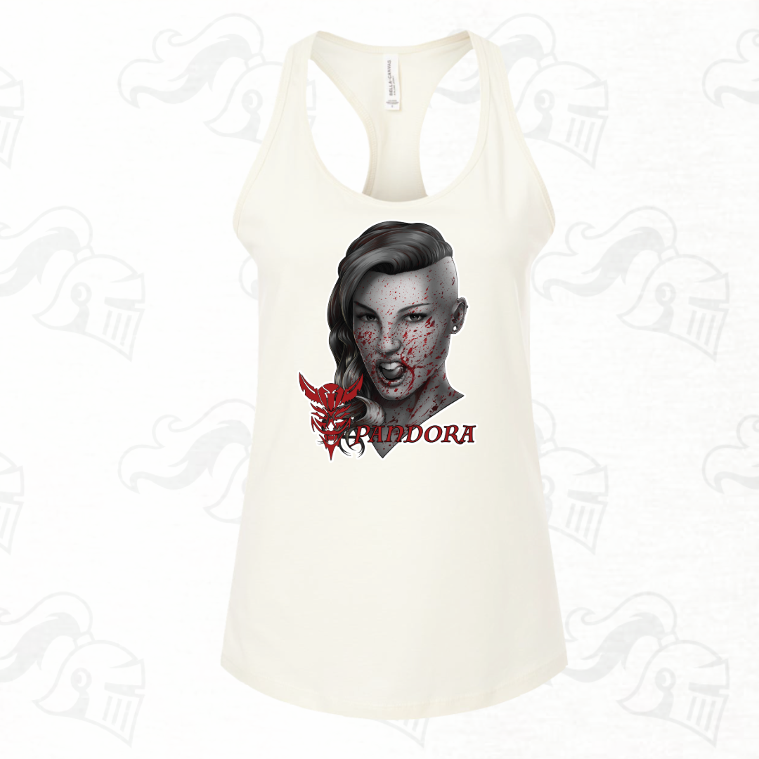 Pandora B&W Womens Racerback Tank