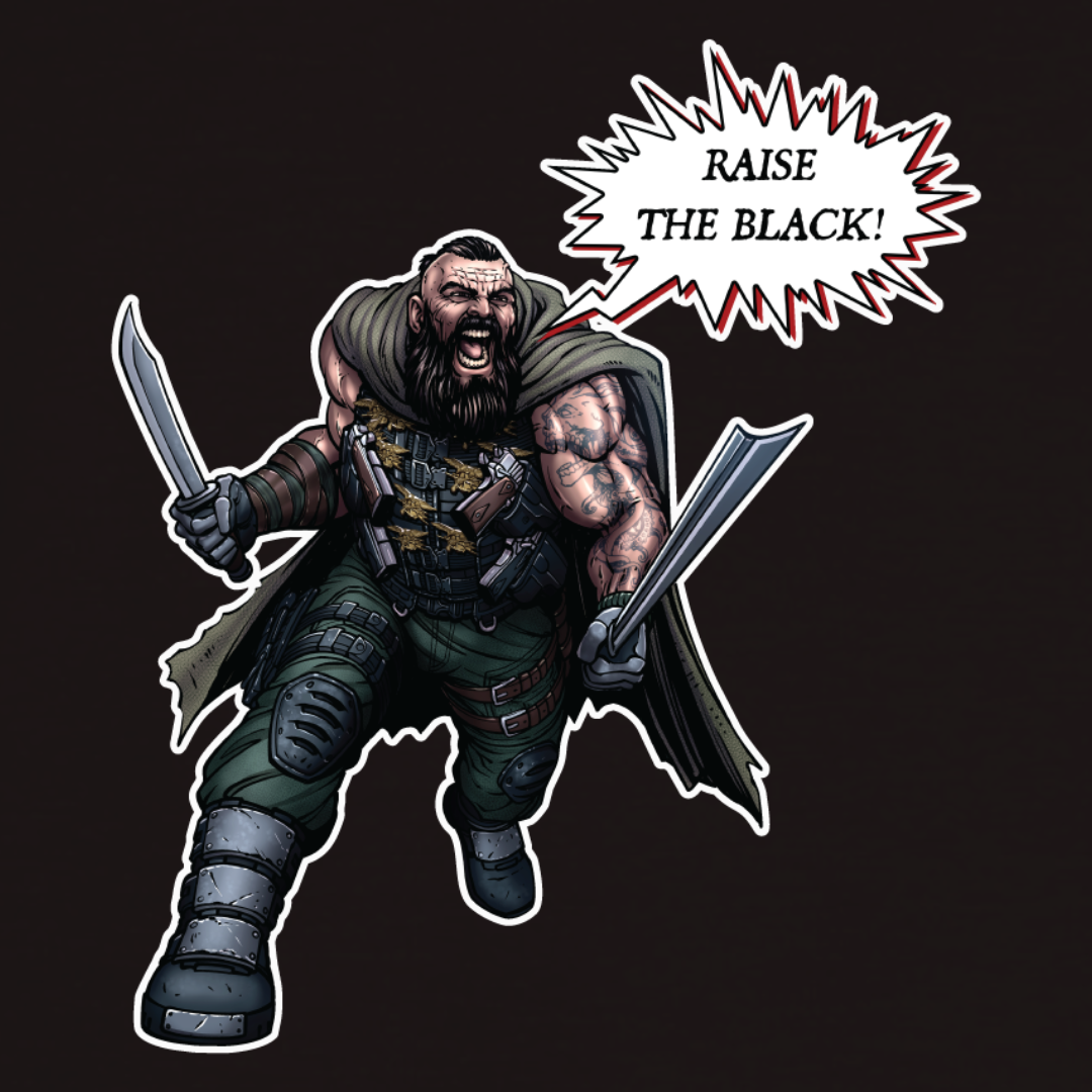 Raise The Black Character Youth Tee