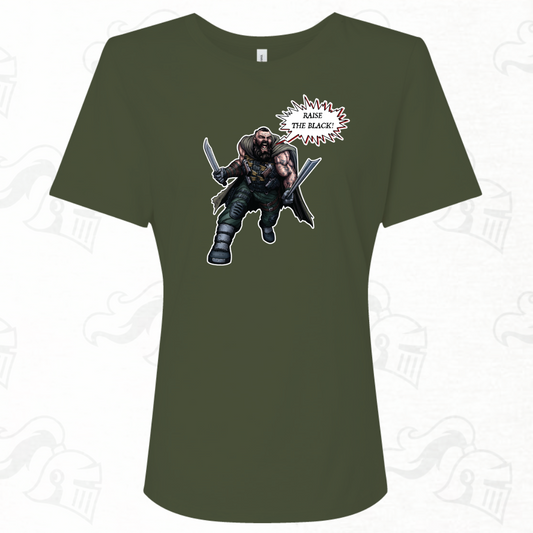 Raise The Black Character Womens Tee