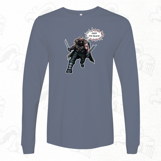 Raise The Black Character Unisex Longsleeve Tee