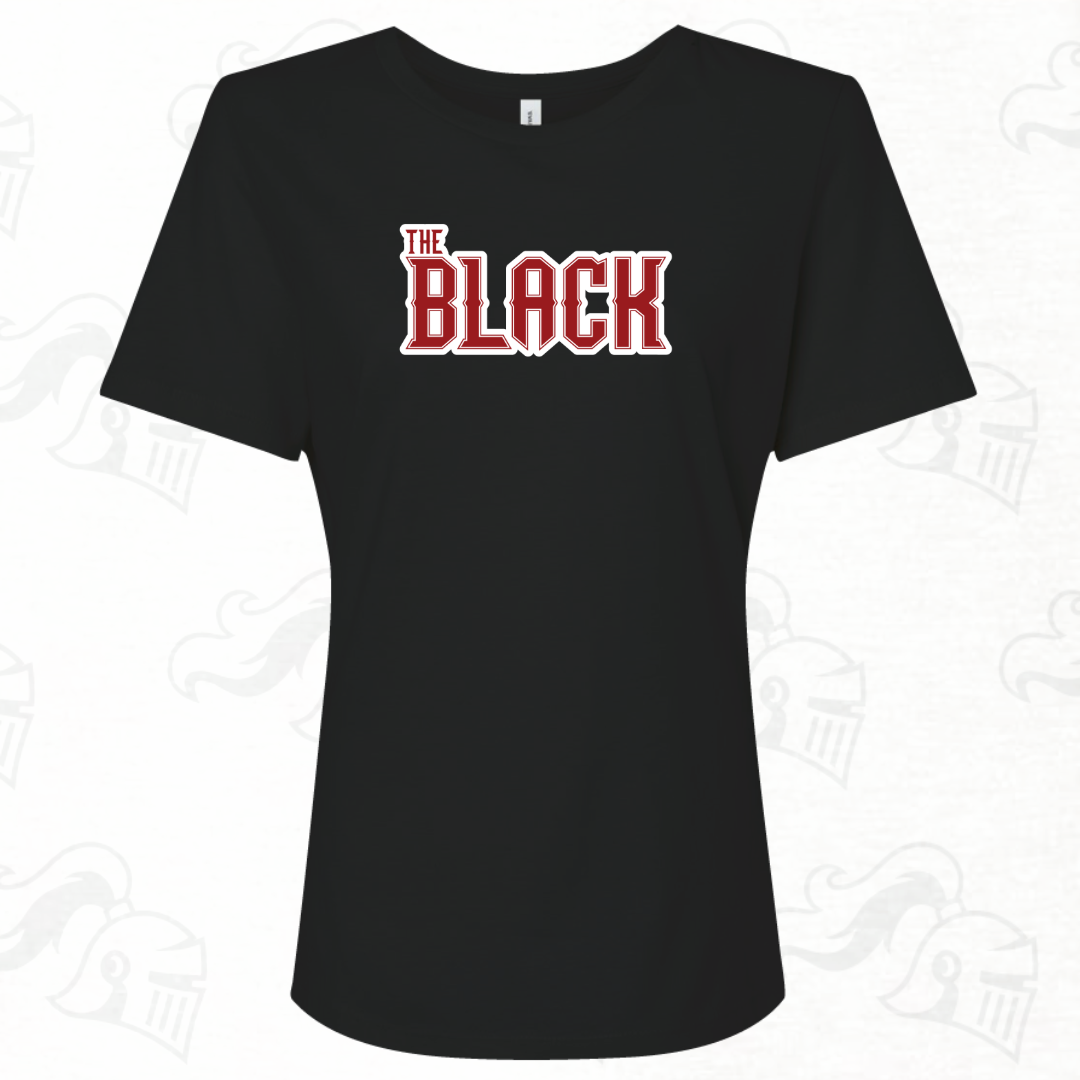 The Black Logo Womens Tee