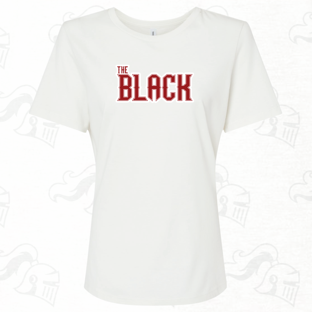The Black Logo Womens Tee