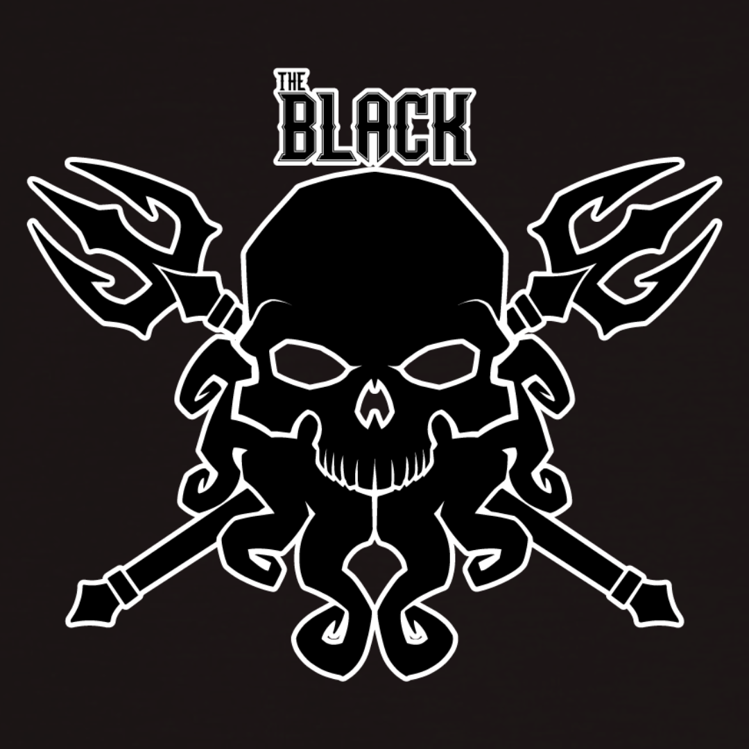 The Black Skull Logo Womens Thong