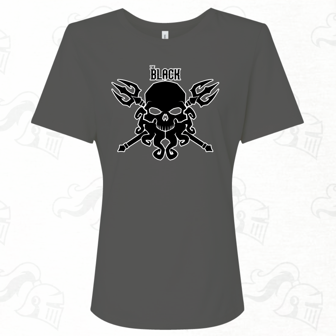 The Black Skull Logo Womens Tee