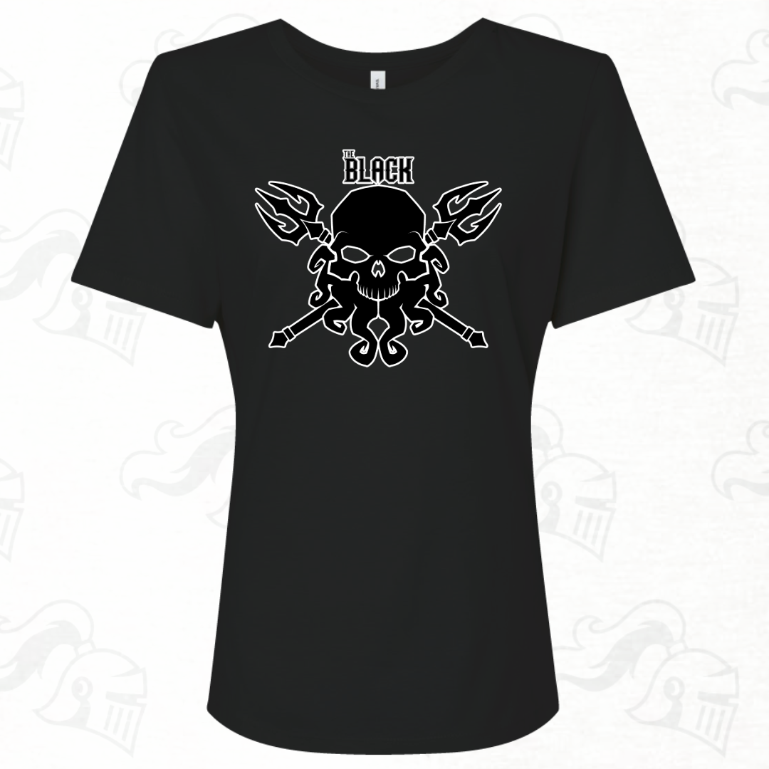 The Black Skull Logo Womens Tee